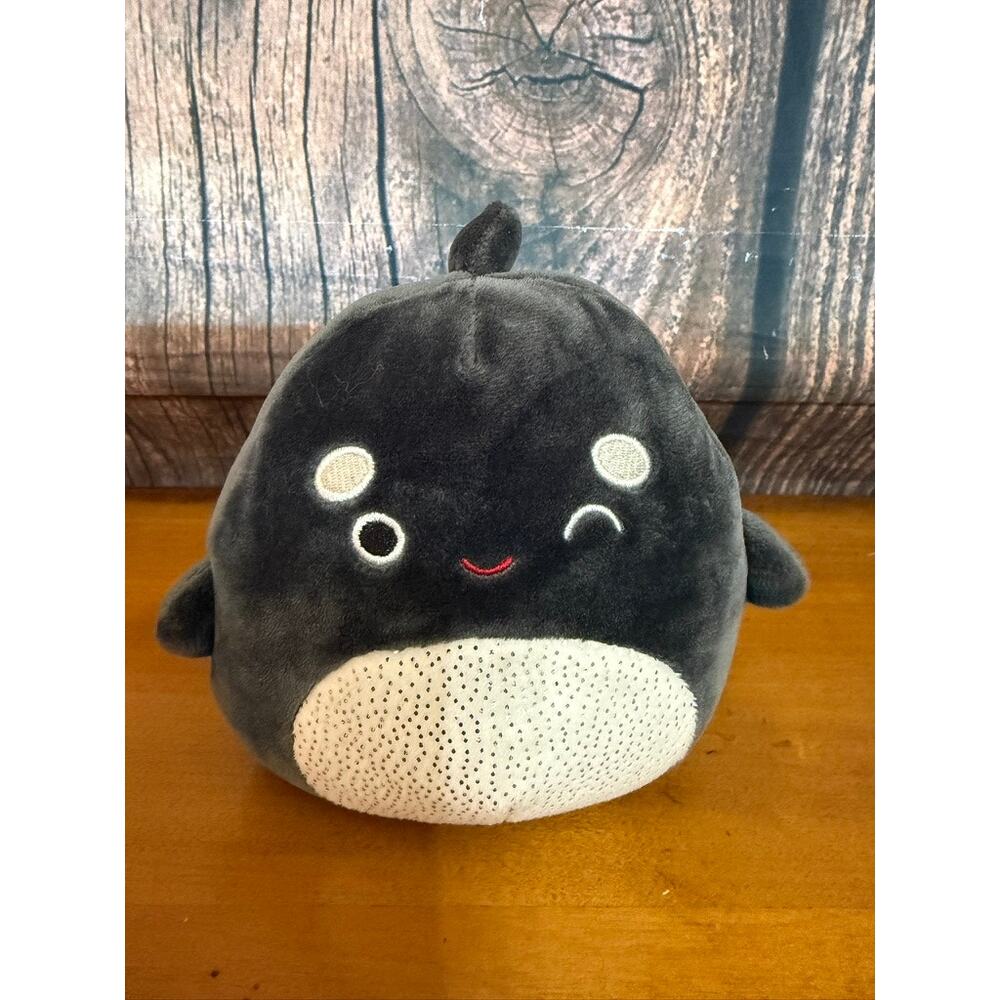 Squishmallows Kai The Orca 5" Plush Toy‎ Winking Black & White Whale